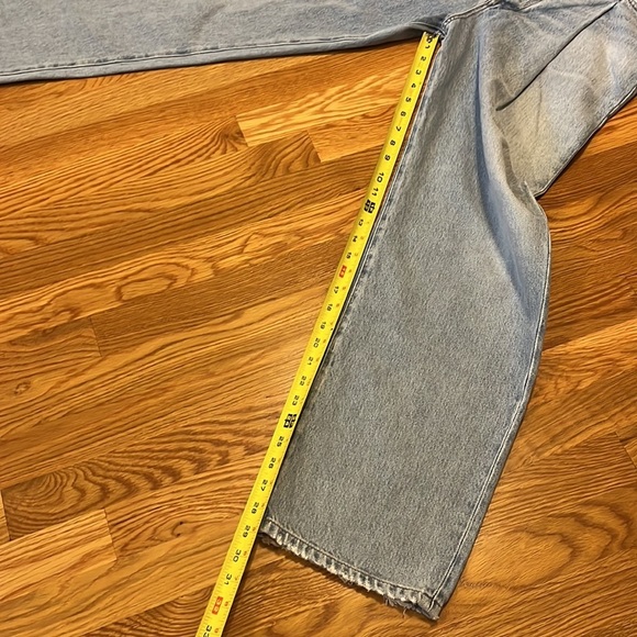 NWT AGolde Fold Waistband Jeans Size 26 - Picture 10 of 15